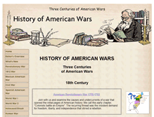 Tablet Screenshot of history-of-american-wars.com